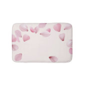 Elegante roze petal badmat (Voorkant)