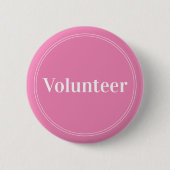 Elegante Roze Pin-back Vrijwillige Buttonnen Ronde Button 5,7 Cm (Voorkant)