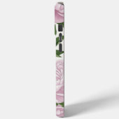 Elegante Roze Pioen Bloemige Hoes (Achterkant / Links)