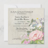 Elegante Roze Pioen Bloemschikking met Groene Blad Kaart (Voorkant)