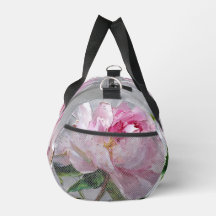 Elegante Roze Pioen Dikke Impasto Olie Schildering