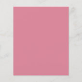 Elegante Roze Religieuze Bloemenkruis Doop (Achterkant)