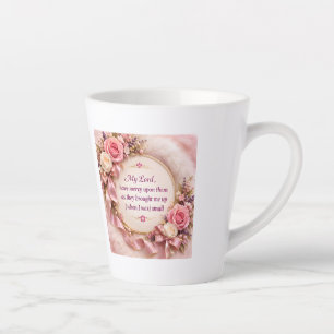 Elegante roze roos ouders Dua inspirerende mok