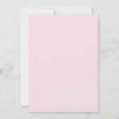Elegante Roze Roos Pensioenfeest Kaart (Achterkant)