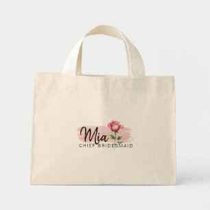 Elegante Roze Roos Tassen – Hoofd Bruidsmeisje