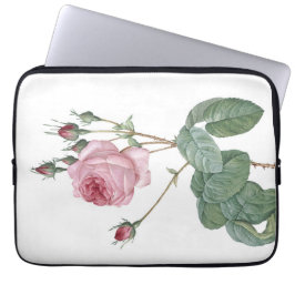 Elegante Roze Rose Botanical Laptop Sleeve