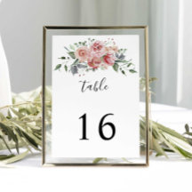 Elegante Roze Rose Waterverf bruiloft