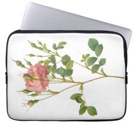 Elegante roze Rosebud Botanische Laptop Mouw Sleeve