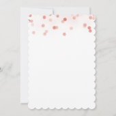 Elegante Roze Roze 35e Huwelijksjubileum Kaart (Achterkant)