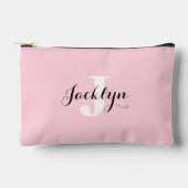 Elegante Roze Roze Aangepaste Naam  Etui (Voorkant)
