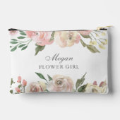 Elegante Roze Roze Bloemenkind Etui (Achterkant)