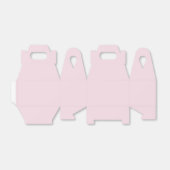 Elegante Roze Roze Dank Je  Bedankdoosjes (Uitgevouwen)