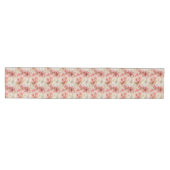 Elegante roze roze en gouden bloemtafelloper medium tafelloper (Horizontaal)