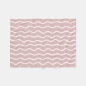 Elegante Roze Roze Fleece Deken (Voorkant (Horizontaal))