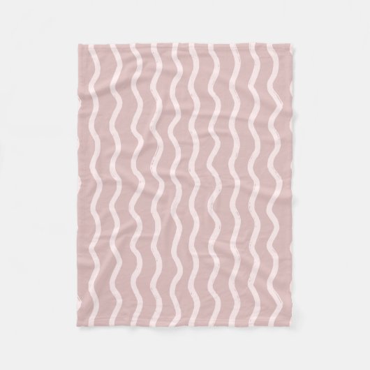 Elegante Roze Roze Fleece Deken (Voorkant)