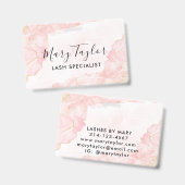 Elegante Roze Roze Gouden Glitter Marmer Badge (Voor- en achterkant)