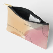 Elegante Roze Roze Moderne Abstracte Kunst Etui (Open)