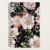  elegante roze roze roze roze floraal planner (Voorkant)