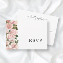 Elegante Roze Rozen Bloemen Bruiloft 