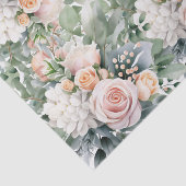 Elegante roze rozen bloemendecoupage papier (Detail)