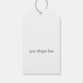 Elegante Roze Rozen Bloemige Waterverf Schoonheids Cadeaulabel (Achterkant)