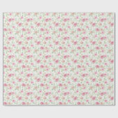 Elegante Roze Rozen Cadeaupapier (Vlak)