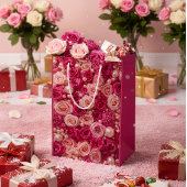 Elegante Roze Rozen Cadeautas