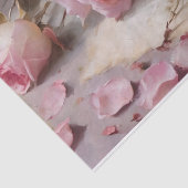 Elegante Roze Rozen Decoupage Tissuepapier (Detail)