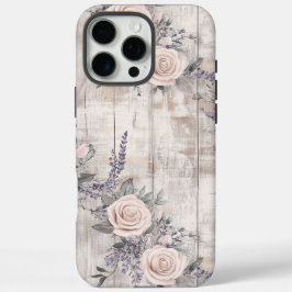 Elegante roze rozen en lavendel iPhone / iPad case