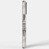 Elegante roze rozen en lavendel iPhone / iPad case (Achterkant / Rechts)