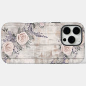 Elegante roze rozen en lavendel iPhone / iPad case (Achterkant (horizontaal))