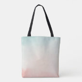 Elegante Roze Rozen Eucalypts Waterverf Bloemen Tote Bag (Achterkant)