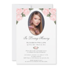 Elegante roze rozen foto herdenkingsdienst begrafe