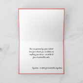 Elegante  Roze Rozen Gouden Glitter Kaart (Binnen)