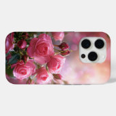Elegante Roze Rozen Hoesje (Achterkant (horizontaal))