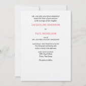 Elegante roze rozen houden van roze wit kaart (Voorkant)