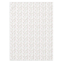 Elegante roze rozen tafelkleed bloemendesign