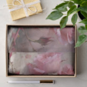 Elegante Roze Rozen Tissuepapier (Geschenk)