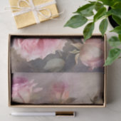 Elegante Roze Rozen Tissuepapier (Geschenk)