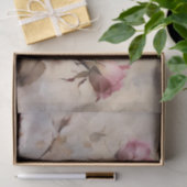 Elegante Roze Rozen Tissuepapier (Geschenk)