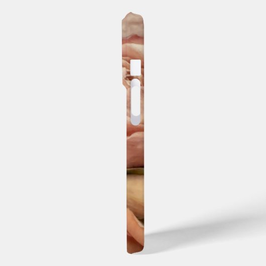 Elegante roze rozen Voeg tekst of monogram toe Case-Mate iPhone Case (Achterkant / Links)