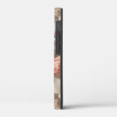 Elegante  Roze Rozenbloem met Kant Case-Mate iPhone Case (Achterkant / Links)