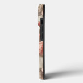 Elegante Roze Rozenbloem met Kant Case-Mate iPhone Case (Achterkant / Links)