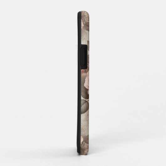 Elegante  Roze Rozenbloem met Kant Case-Mate iPhone Case (Achterkant/rechts)