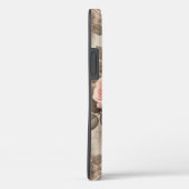 Elegante Roze Rozenbloem met Kant Case-Mate iPhone Case (Achterkant / Rechts)