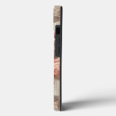 Elegante  Roze Rozenbloem met Kant Case-Mate iPhone Case (Achterkant / Links)