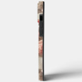 Elegante Roze Rozenbloem met Kant Case-Mate iPhone Case (Achterkant / Links)