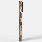 Elegante Roze Rozenbloem met Kant Case-Mate iPhone Case (Achterkant / Rechts)