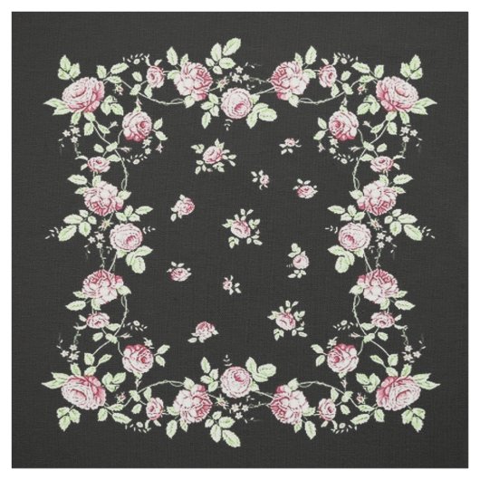 Elegante roze rozenstof stof (Swatch)