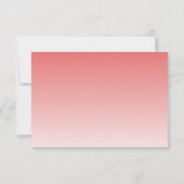 Elegante Roze RSVP Kaart (Achterkant)